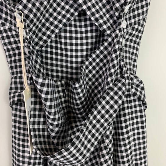 Capulet Paige jumpsuit in black gingham size small - Picture 7 of 7